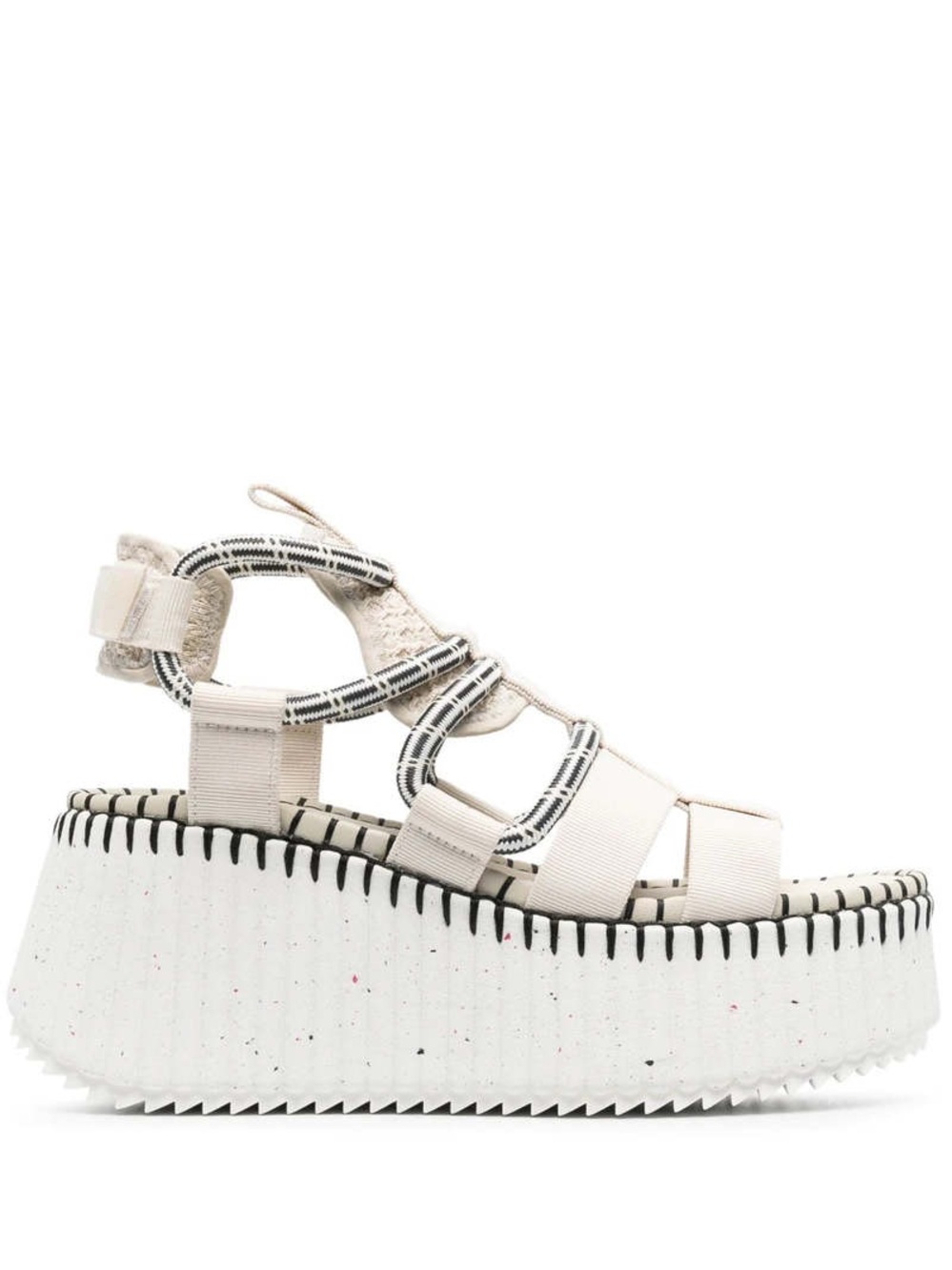 Chloé Women's Nama Platform Wedge Sandals Size 38